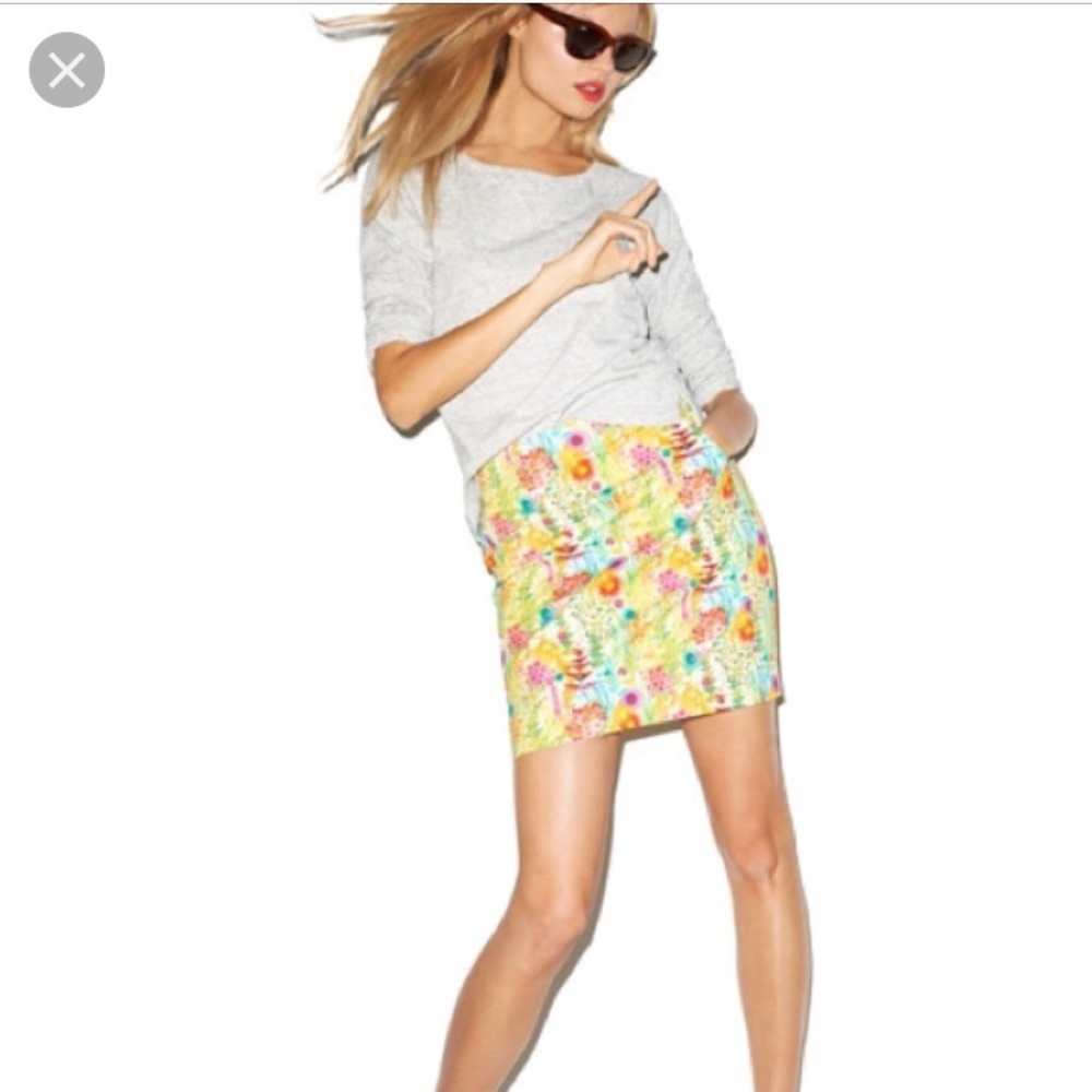 💛J.Crew | 0 | Bright Print Mini Skirt in Liberty Tresco Floral